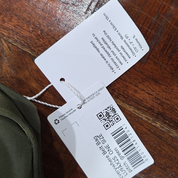 Lululemon Belt Olive Green Bag NWT - Picture 6 of 7
